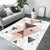 Minimalistic Living Room Rug Multi Color Geometric Print Rug Polypropylene Machine Washable Stain Resistant Non-Slip Rug Pink Clearhalo 'Area Rug' 'Modern' 'Rugs' Rug' 2274698