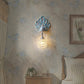 1 Light Wall Mount Light with Peacock Decoration Resin Vintage Bedroom Sconce Light in Green/Silver/Blue Clearhalo 'Wall Lamps & Sconces' 'Wall Lights' Lighting' 227615