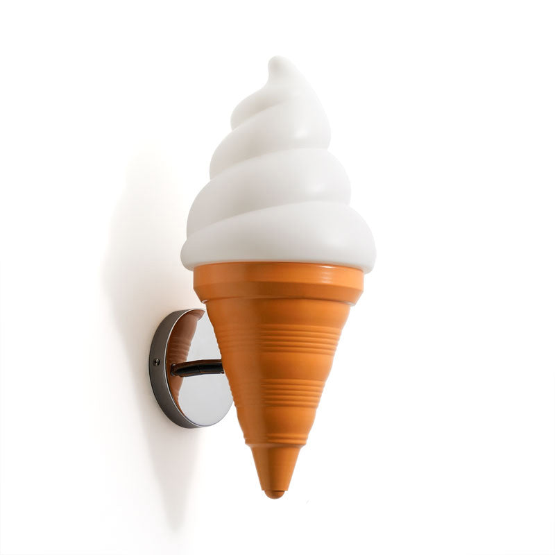 Childrens Ice Cream Shaped Wall Lamp Fixture Plastic Bedroom LED Wall Light Sconce Clearhalo 'Wall Lamps & Sconces' 'Wall Lights' Lighting' 2282649
