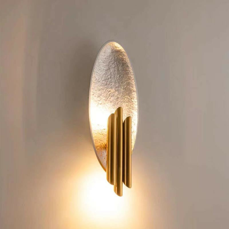 Simplicity Oval Sconce Fixture 2-Light Metal Living Room Wall Mount Lamp with Tube Shade Clearhalo 'Cast Iron' 'Glass' 'Industrial' 'Modern wall lights' 'Modern' 'Tiffany' 'Traditional wall lights' 'Wall Lamps & Sconces' 'Wall Lights' Lighting' 2282988