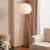 Globe Floor Standing Light Nordic Feather 1-Light Tripod Floor Lamp for Living Room White Clearhalo 'Floor Lamps' 'Lamps' Lighting' 2283122