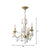 Metal Gold Finish Chandelier Candelabra Victorian Style Hanging Light with Crystal Accents 3 Gold Clearhalo 'Ceiling Lights' 'Chandeliers' Lighting' options 2283364_7002922f-aeee-4fbe-9048-fcf707dfb3cc