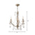 Aged Silver Candle Chandelier Rustic Crystal Living Room Suspension Light with Swirled Arm 3 Silver Clearhalo 'Ceiling Lights' 'Chandeliers' Lighting' options 2283375_355a1cc3-9a1f-4aff-8ebc-5e5cc88a5693