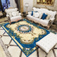 Olden Floral Print Rug Multi Color Polyster Indoor Rug Non-Slip Backing Pet Friendly Area Carpet for Living Room Blue Clearhalo 'Area Rug' 'Rugs' 'Vintage' Rug' 2285219