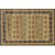 Multi Colored Geometric Rug Synthetics Retro Area Carpet Anti-Slip Backing Easy Care Indoor Rug for Parlor Yellow Clearhalo 'Area Rug' 'Rugs' 'Vintage' Rug' 2285230