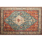 Multi Colored Geometric Rug Synthetics Retro Area Carpet Anti-Slip Backing Easy Care Indoor Rug for Parlor Light Orange Clearhalo 'Area Rug' 'Rugs' 'Vintage' Rug' 2285235
