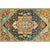 Multi Colored Geometric Rug Synthetics Retro Area Carpet Anti-Slip Backing Easy Care Indoor Rug for Parlor Green Clearhalo 'Area Rug' 'Rugs' 'Vintage' Rug' 2285243