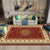 Multi-Colored Flower Print Rug Synthetics Antique Indoor Rug Non-Slip Backing Easy Care Area Carpet for Parlor Dark Red Clearhalo 'Area Rug' 'Rugs' 'Vintage' Rug' 2285257
