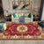 Multi-Colored Flower Print Rug Synthetics Antique Indoor Rug Non-Slip Backing Easy Care Area Carpet for Parlor Burgundy Clearhalo 'Area Rug' 'Rugs' 'Vintage' Rug' 2285263