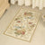 Simple Bedroom Rug Multicolored Floral Printed Indoor Rug Acrylic Non-Slip Pet Friendly Area Carpet Yellow-Pink Clearhalo 'Area Rug' 'Rugs' 'Vintage' Rug' 2285289