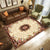 Retro Living Room Rug Multi Colored Flower Printed Area Carpet Polypropylene Non-Slip Backing Pet Friendly Rug Beige Clearhalo 'Area Rug' 'Rugs' 'Vintage' Rug' 2285319