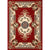 Olden Floral Printed Rug Multi Colored Synthetics Area Carpet Pet Friendly Easy Care Indoor Rug for Parlor Crimson Clearhalo 'Area Rug' 'Rugs' 'Vintage' Rug' 2285334