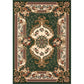 Olden Floral Printed Rug Multi Colored Synthetics Area Carpet Pet Friendly Easy Care Indoor Rug for Parlor Green Clearhalo 'Area Rug' 'Rugs' 'Vintage' Rug' 2285337