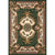 Olden Floral Printed Rug Multi Colored Synthetics Area Carpet Pet Friendly Easy Care Indoor Rug for Parlor Green Clearhalo 'Area Rug' 'Rugs' 'Vintage' Rug' 2285337