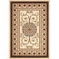 Olden Floral Printed Rug Multi Colored Synthetics Area Carpet Pet Friendly Easy Care Indoor Rug for Parlor Light Brown Clearhalo 'Area Rug' 'Rugs' 'Vintage' Rug' 2285341