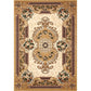 Olden Floral Printed Rug Multi Colored Synthetics Area Carpet Pet Friendly Easy Care Indoor Rug for Parlor Champagne Clearhalo 'Area Rug' 'Rugs' 'Vintage' Rug' 2285344