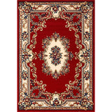 Olden Floral Printed Rug Multi Colored Synthetics Area Carpet Pet Friendly Easy Care Indoor Rug for Parlor Red Clearhalo 'Area Rug' 'Rugs' 'Vintage' Rug' 2285345