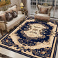 Vintage Decoration Rug Multi Colored Flower Print Polyster Area Carpet Pet Friendly Stain-Resistant Indoor Rug Navy Clearhalo 'Area Rug' 'Rugs' 'Vintage' Rug' 2285350