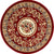 Olden Flower Printed Rug Multi Colored Synthetics Area Carpet Pet Friendly Washable Indoor Rug for Bedroom Brick Red Clearhalo 'Area Rug' 'Rugs' 'Vintage' Rug' 2285422