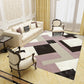 Multicolor Geo Patterned Rug Synthetics Simplicity Carpet Pet Friendly Anti-Slip Washable Area Rug for Home Decor Purple Clearhalo 'Area Rug' 'Modern' 'Rugs' Rug' 2285473