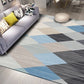 Multi-Color Decoration Rug Modern Geometric Patterned Carpet Polyster Pet Friendly Non-Slip Indoor Rug Sky Blue Clearhalo 'Area Rug' 'Modern' 'Rugs' Rug' 2285515