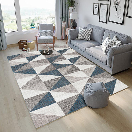 Trendy Living Room Rug Multi Colored Geometric Printed Area Rug Polypropylene Non-Slip Stain-Resistant Rug Clearhalo 'Area Rug' 'Modern' 'Rugs' Rug' 2285550