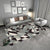 Contemporary Geometric Rug Multicolor Polyster Area Carpet Pet Friendly Non-Slip Indoor Rug for Parlor Black-Gray Clearhalo 'Area Rug' 'Modern' 'Rugs' Rug' 2285571