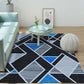 Simple Multicolor Geo Rug Synthetics Nordic Carpet Anti-Slip Pet Friendly Washable Rug for Decor Blue Clearhalo 'Area Rug' 'Modern' 'Rugs' Rug' 2285621
