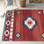 Multi-Color Retro Rug Polyster Geometric Indoor Rug Anti-Slip Backing Pet Friendly Easy Care Carpet for Room Rose Red Clearhalo 'Area Rug' 'Rugs' 'Vintage' Rug' 2285780