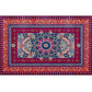 Retro Geometric Pattern Rug Multicolored Synthetics Area Carpet Anti-Slip Pet Friendly Washable Rug for Room Purple Clearhalo 'Area Rug' 'Rugs' 'Vintage' Rug' 2285885