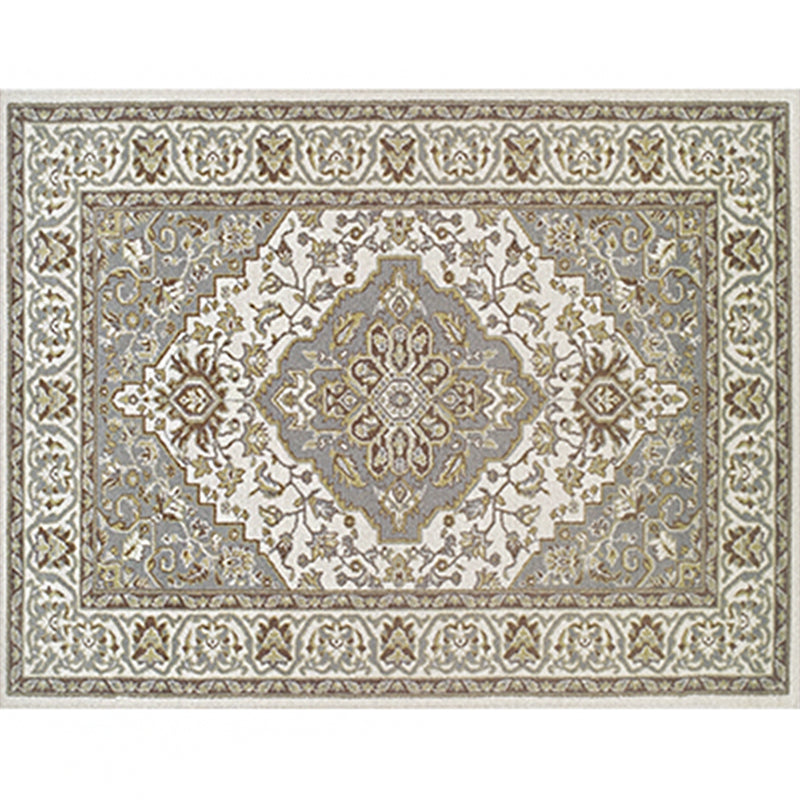 Olden Parlor Rug Multicolored Geometric Printed Area Carpet Easy Care Pet Friendly Indoor Rug Khaki Clearhalo 'Area Rug' 'Rugs' 'Vintage' Rug' 2285891