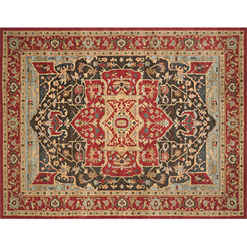 Olden Parlor Rug Multicolored Geometric Printed Area Carpet Easy Care Pet Friendly Indoor Rug Tan Clearhalo 'Area Rug' 'Rugs' 'Vintage' Rug' 2285899