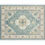 Olden Parlor Rug Multicolored Geometric Printed Area Carpet Easy Care Pet Friendly Indoor Rug Blue Clearhalo 'Area Rug' 'Rugs' 'Vintage' Rug' 2285901