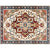 Olden Parlor Rug Multicolored Geometric Printed Area Carpet Easy Care Pet Friendly Indoor Rug Dark Red Clearhalo 'Area Rug' 'Rugs' 'Vintage' Rug' 2285904