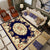 Antique Living Room Rug Multi Colored Flower Print Carpet Polyster Pet Friendly Machine Washable Indoor Rug Black Clearhalo 'Area Rug' 'Rugs' 'Vintage' Rug' 2286006