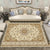 Antique Living Room Rug Multi Colored Flower Print Carpet Polyster Pet Friendly Machine Washable Indoor Rug Tan Clearhalo 'Area Rug' 'Rugs' 'Vintage' Rug' 2286008