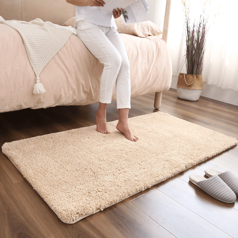 Casual Bedroom Rug Multi Colored Solid Colored Area Carpet Superfine Fiber Non-Slip Machine Washable Indoor Rug Clearhalo 'Area Rug' 'Casual' 'Rugs' Rug' 2286052