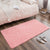 Casual Bedroom Rug Multi Colored Solid Colored Area Carpet Superfine Fiber Non-Slip Machine Washable Indoor Rug Pink Clearhalo 'Area Rug' 'Casual' 'Rugs' Rug' 2286056