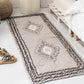 Nordic Bedroom Rug Multi Color Floral Printed Area Rug Polyster Non-Slip Backing Easy Care Indoor Rug Clearhalo 'Area Rug' 'Rug' 2286095