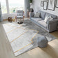 Nordic Decoration Rug Multi Colored Geometric Print Area Carpet PVC Non-Slip Backing Pet Friendly Rug Smoke Gray Clearhalo 'Area Rug' 'Rug' 2286126