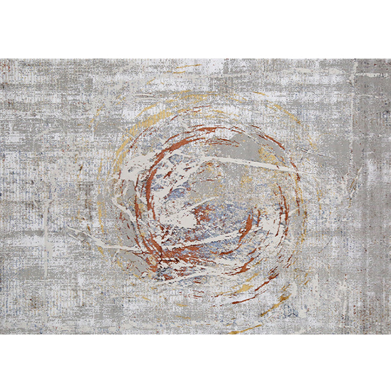 Scandinavian Decoration Rug Multi Color Abstract Patterned Area Carpet Polyster Pet Friendly Easy Care Indoor Rug Silver Gray Clearhalo 'Area Rug' 'Rug' 2286137