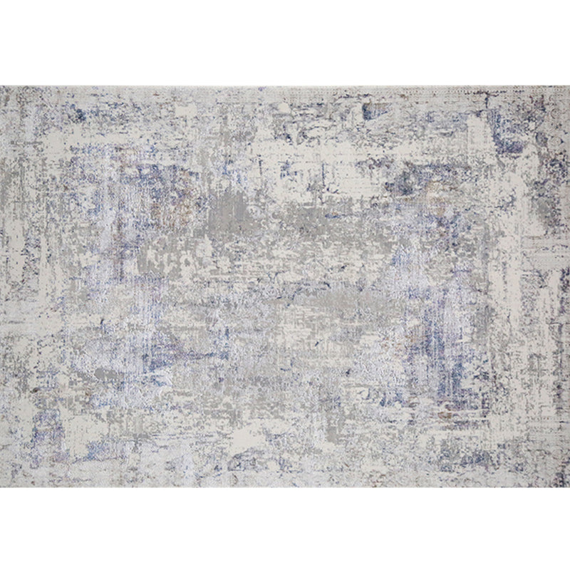 Scandinavian Decoration Rug Multi Color Abstract Patterned Area Carpet Polyster Pet Friendly Easy Care Indoor Rug Gray-Blue Clearhalo 'Area Rug' 'Rug' 2286139