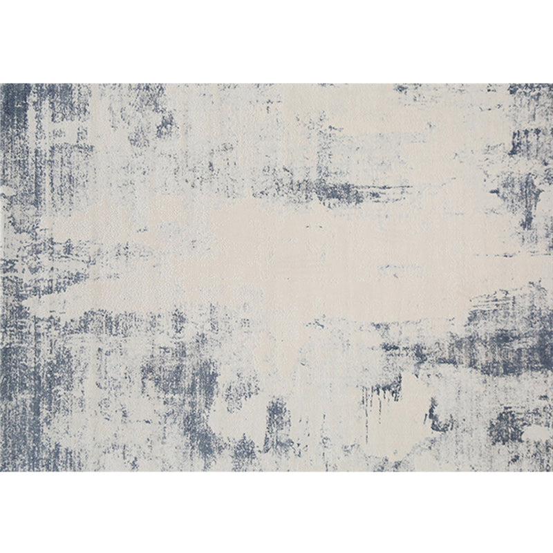 Modern Living Room Rug Multi-Color Abstract Print Rug Area Carpet Polyster Pet Friendly Washable Indoor Rug Gray-White Clearhalo 'Area Rug' 'Rug' 2286143