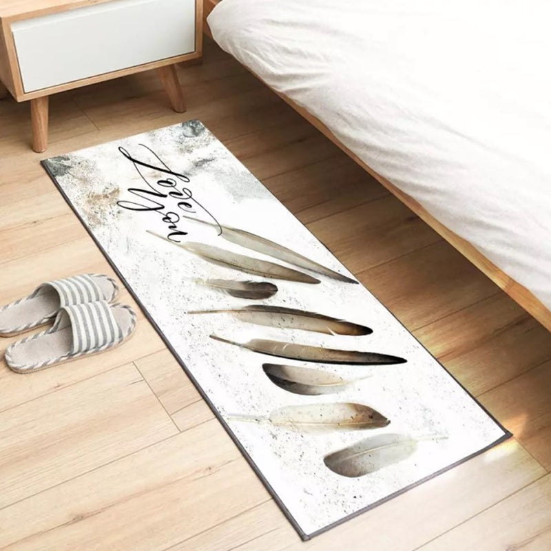 Modern Floral Printed Rug Multi Color Polypropylene Indoor Rug Non-Slip Easy Care Area Carpet for Bedroom Clearhalo 'Area Rug' 'Modern' 'Rugs' Rug' 2286176