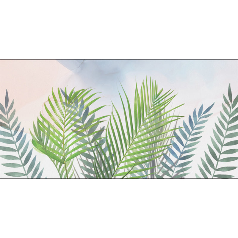 Modern Floral Printed Rug Multi Color Polypropylene Indoor Rug Non-Slip Easy Care Area Carpet for Bedroom Army Green Clearhalo 'Area Rug' 'Modern' 'Rugs' Rug' 2286179