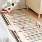 Relaxing Geo Printed Rug Multi Colored Cotton Blend Area Rug Easy Care Pet Friendly Indoor Rug for Bedroom Pink-Blue Clearhalo 'Area Rug' 'Rug' 2286208