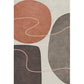 Multi-Colored Relaxing Rug Polyster Color Block Area Carpet Anti-Slip Backing Machine Washable Indoor Rug for Living Room Brown Clearhalo 'Area Rug' 'Rug' 2286254