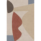 Multi-Colored Relaxing Rug Polyster Color Block Area Carpet Anti-Slip Backing Machine Washable Indoor Rug for Living Room Khaki Clearhalo 'Area Rug' 'Rug' 2286257
