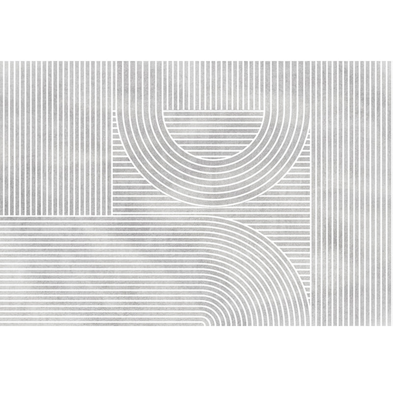 Relaxing Bedroom Rug Multi Colored Solid Color Area Carpet Polypropylene Anti-Slip Backing Indoor Rug Grey Clearhalo 'Area Rug' 'Rug' 2286288