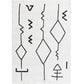 Nordic Living Room Rug Multi Color Geometric Printed Indoor Rug Polyster Non-Slip Backing Easy Care Carpet White Clearhalo 'Area Rug' 'Rug' 2286317